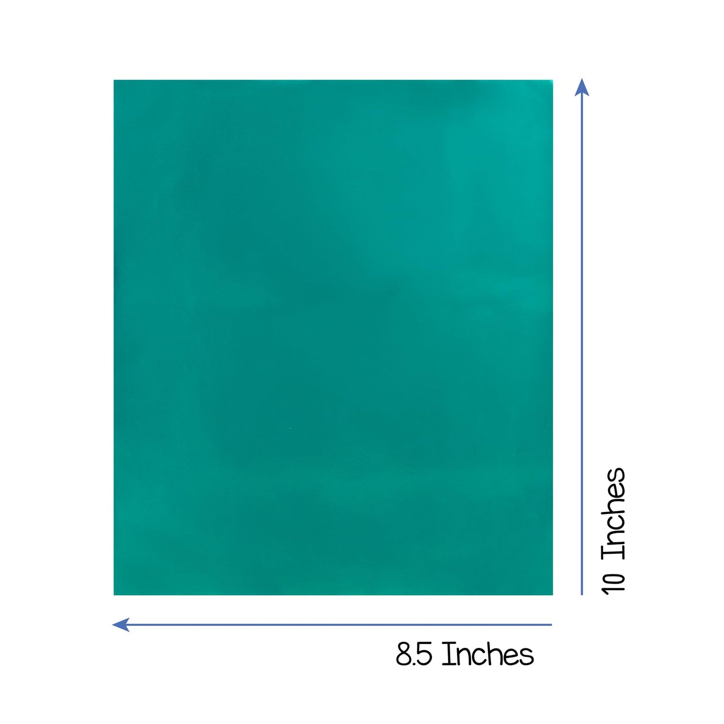 Hygloss Metallic Foil Paper - 50 Sheets 10 Assorted Metallic Foil Paper - 8.5x10 Inches - Ideal Foil Papers for Crafts - Shiny Craft Sheets