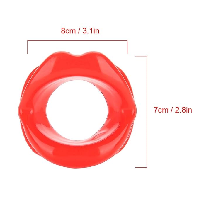 ZJchao Lip Trainer, Face Slim Exerciser Muscle Lips Trainer Tightener Silicone Face Lifting Lip Exerciser Mouth Muscle Tightening Tool Face Exercise Lips Trainer Face Beauty Tools for