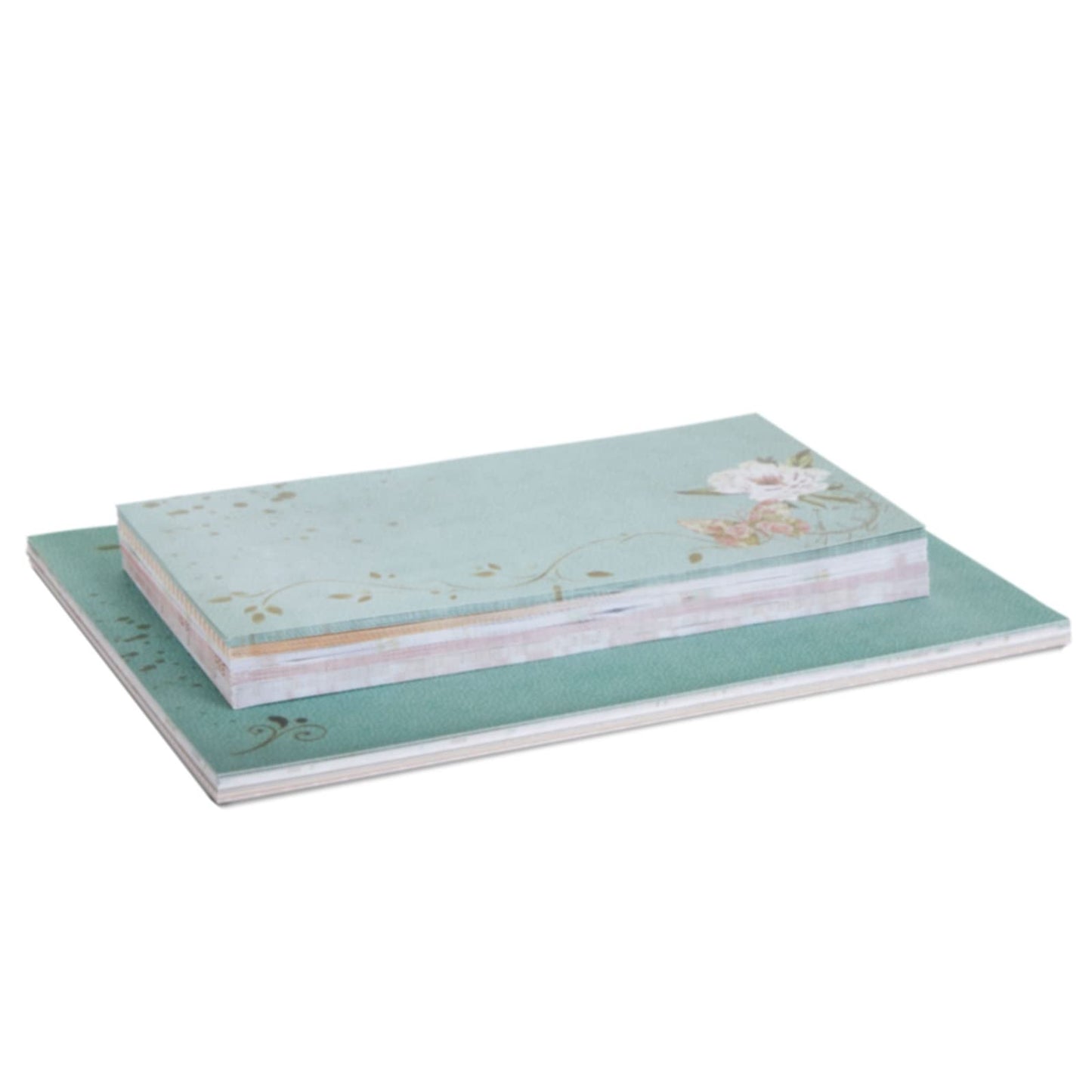 Paper Junkie Stationery Set - 7.25 x 10.2 In, Gold, 60 Sheets & 30 Envelopes - Letter Paper & Envelopes - Vintage Paper Designs