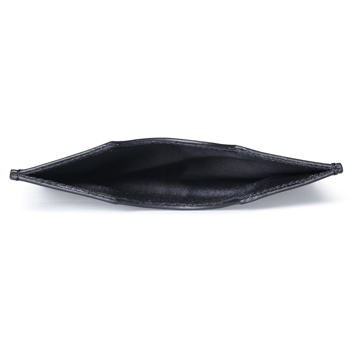 HISCOW Minimalist Passport Sleeve - Italian Calfskin (Black)