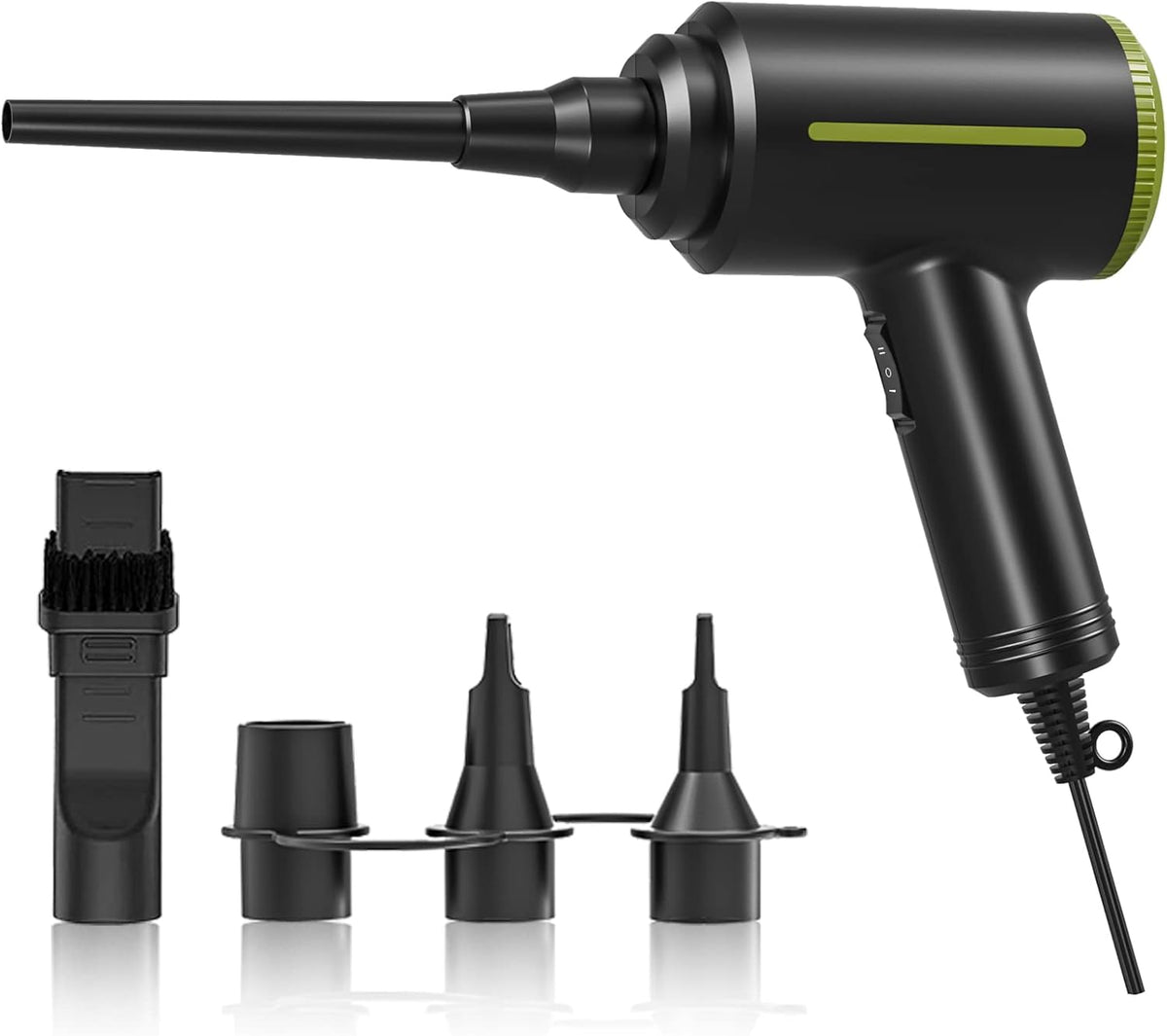 ATEngeus Electric Air Duster - 2 Speed, 40000RPM Air Blower & Pump, Reusable for Computer Keyboard, Dust, Hairs