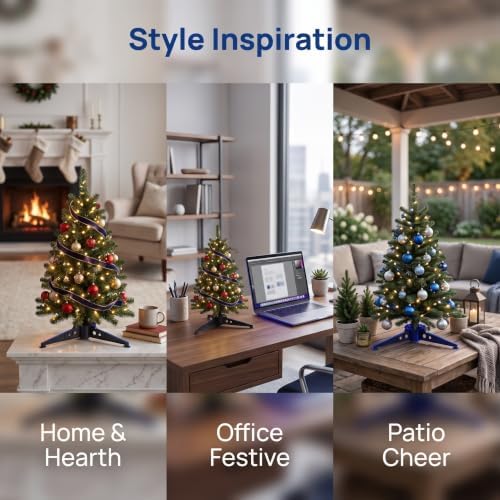 6pcs Christmas Tree Stand Plastic Base with 0.9cm Central Hole