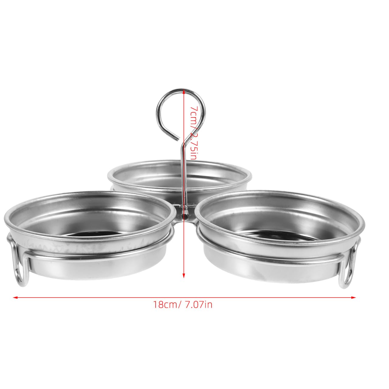ULTECHNOVO Egg Poacher Cup 1-Cup Stainless Steel – Nonstick Coating Removable Rack – for Stovetop Steaming Poaching Boiling for Individual Eggs