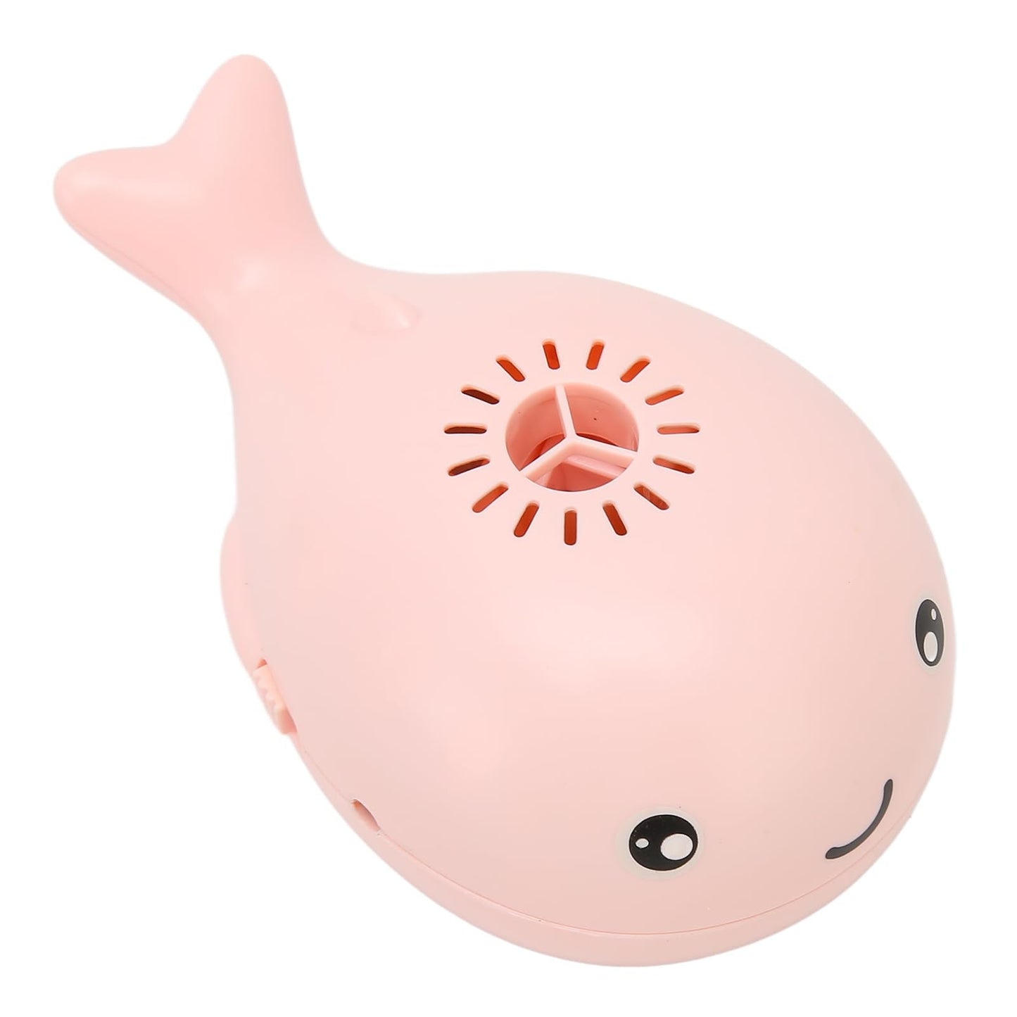 BTSEURY Electric Whale Floating Ball Toy, Cartoon Style USB Charge Bladeless Safe Electric Blowing Floating Ball Toy for Baby (Roseate)