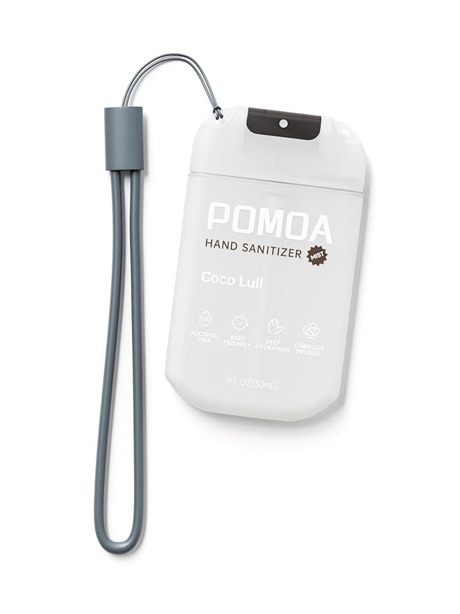 Alcohol Free Hand Sanitizer Spray, Non Irritating, Hydrating and Non Greasy, Gentle Fine Mist, Travel-Friendly Pocket Size 1 Fl Oz, Coco Lull