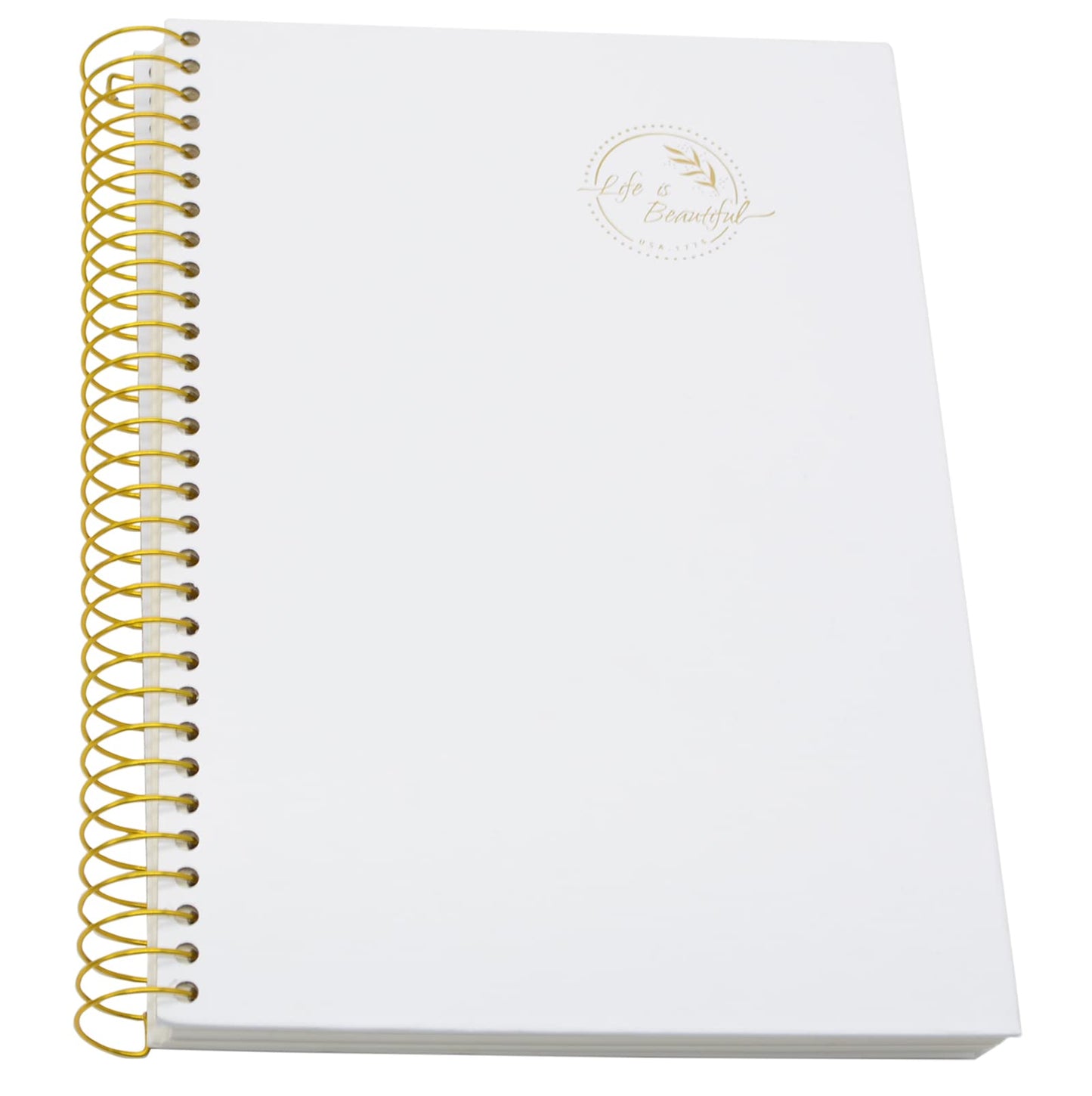 Yansanido Large Spiral Notebook, 5 Pcs B5 Thick Paper Hardcover 7mm College Ruled 5 Colors 150 Sheets -300 Pages Journals for Study, Work, Travel and Notes (5 Color)