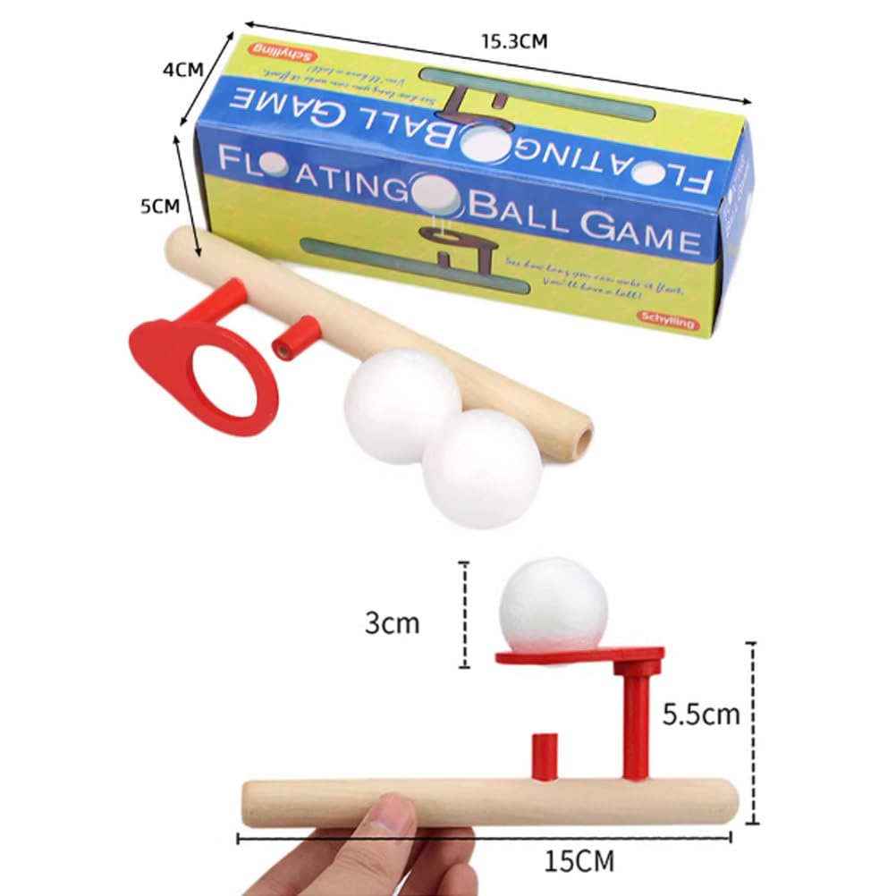 lstyty Montessori Wooden Floating Ball Toy Improves Concentration, Hand-Eye Coordination and Thinking Development