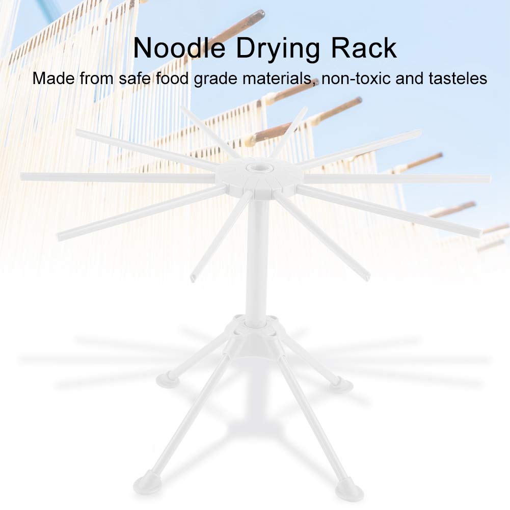 Foldable Pasta Drying Rack Noodle Stand Pasta Drying Rack Noodle Dryer Household Spaghetti Dryer Stand Spaghetti Machine for Home Kitchen Tool(white)
