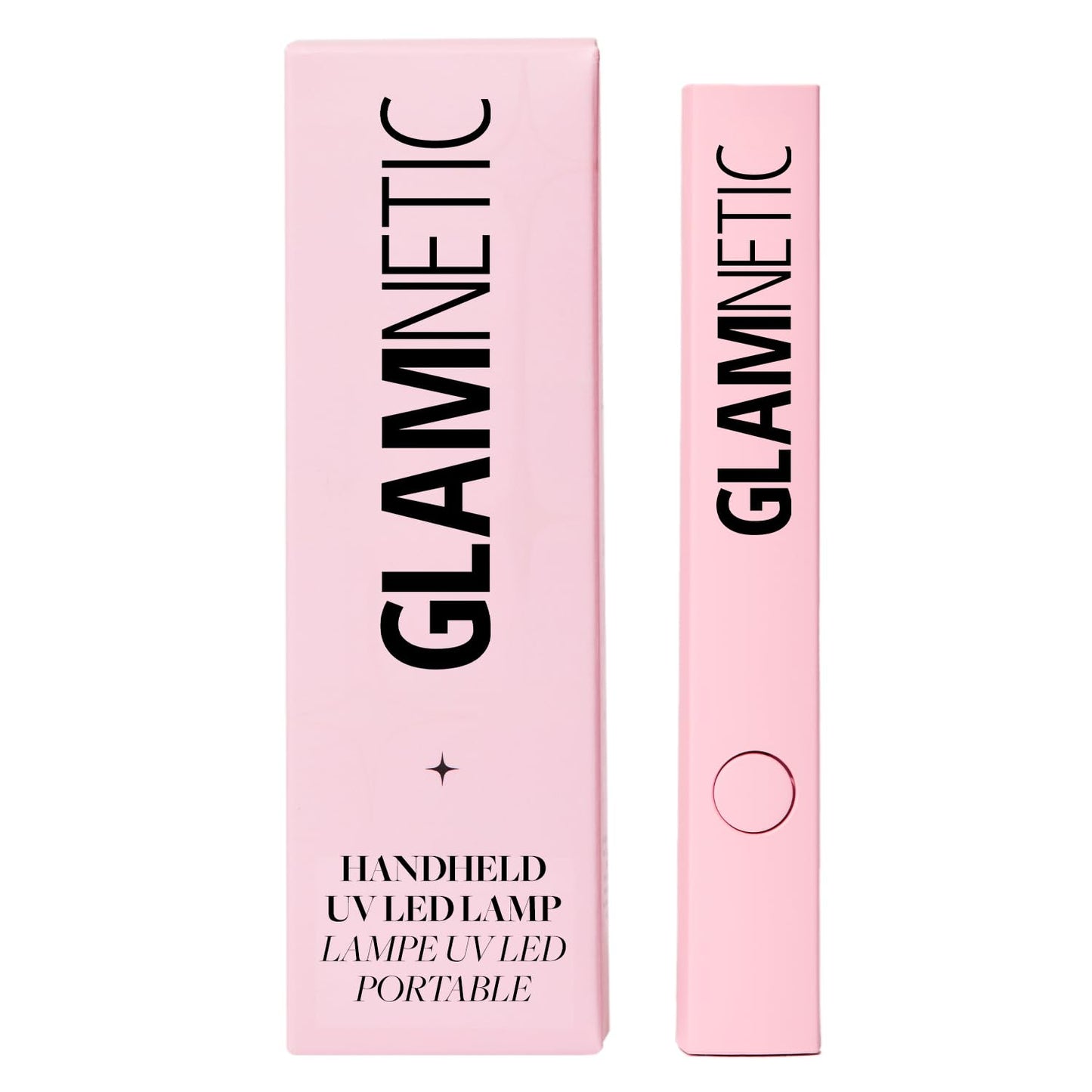 Glamnetic Handheld UV LED Lamp | Compact, Travel-Fiendly Curing Lamp for Nails | Lightweight & Easy to Use | USB Compatible