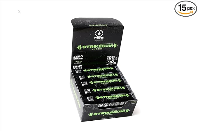 StrikeGum - Home page - Strike Premium Energy Gum | Tray