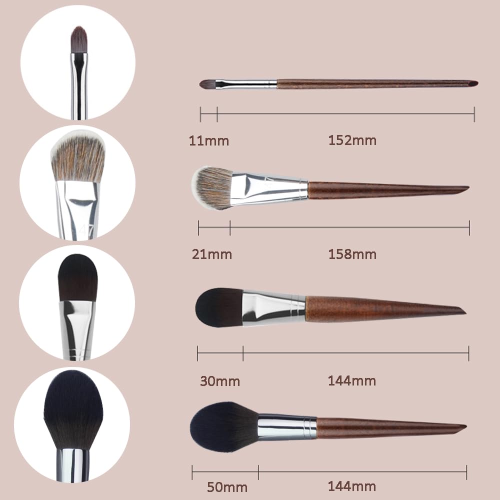 4PCS Dusting Brush for Statues, Cleaning Brush KiT for Model Hobby Crafts