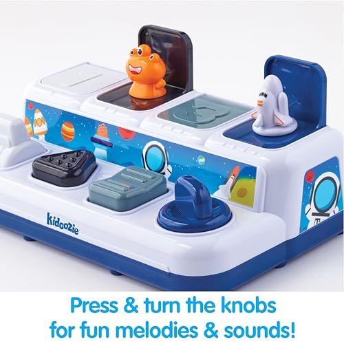 Kidoozie Pop N Play Space Explorer Ages 12 Months+, Toddler, Learn Numbers & Colors