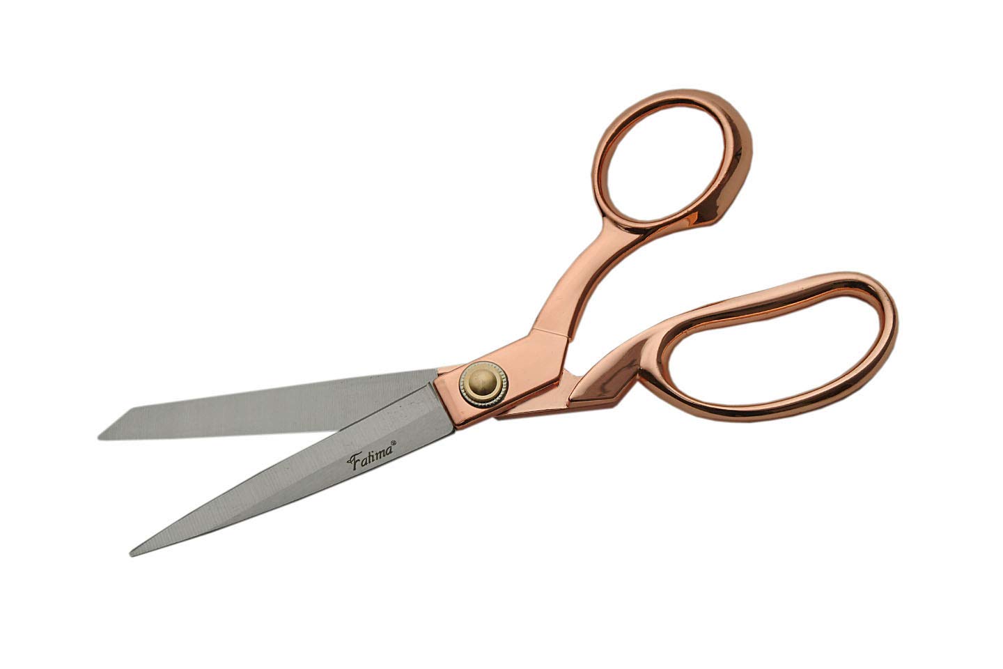 SZCO Supplies 8.5” Fatima Heavy-Duty Fabric Tailor Scissors with Rose Gold Finished Handle (107713-RG)