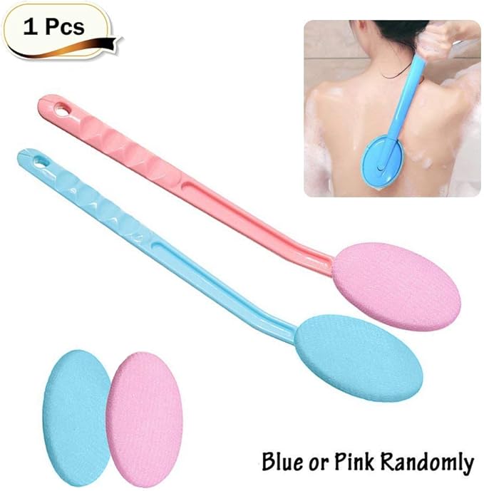 Easy Lotion Applicator, Back Rubs Massager Bath Brush, Extra Long Handle, Easily Self Apply Lotions, Great for Body Care