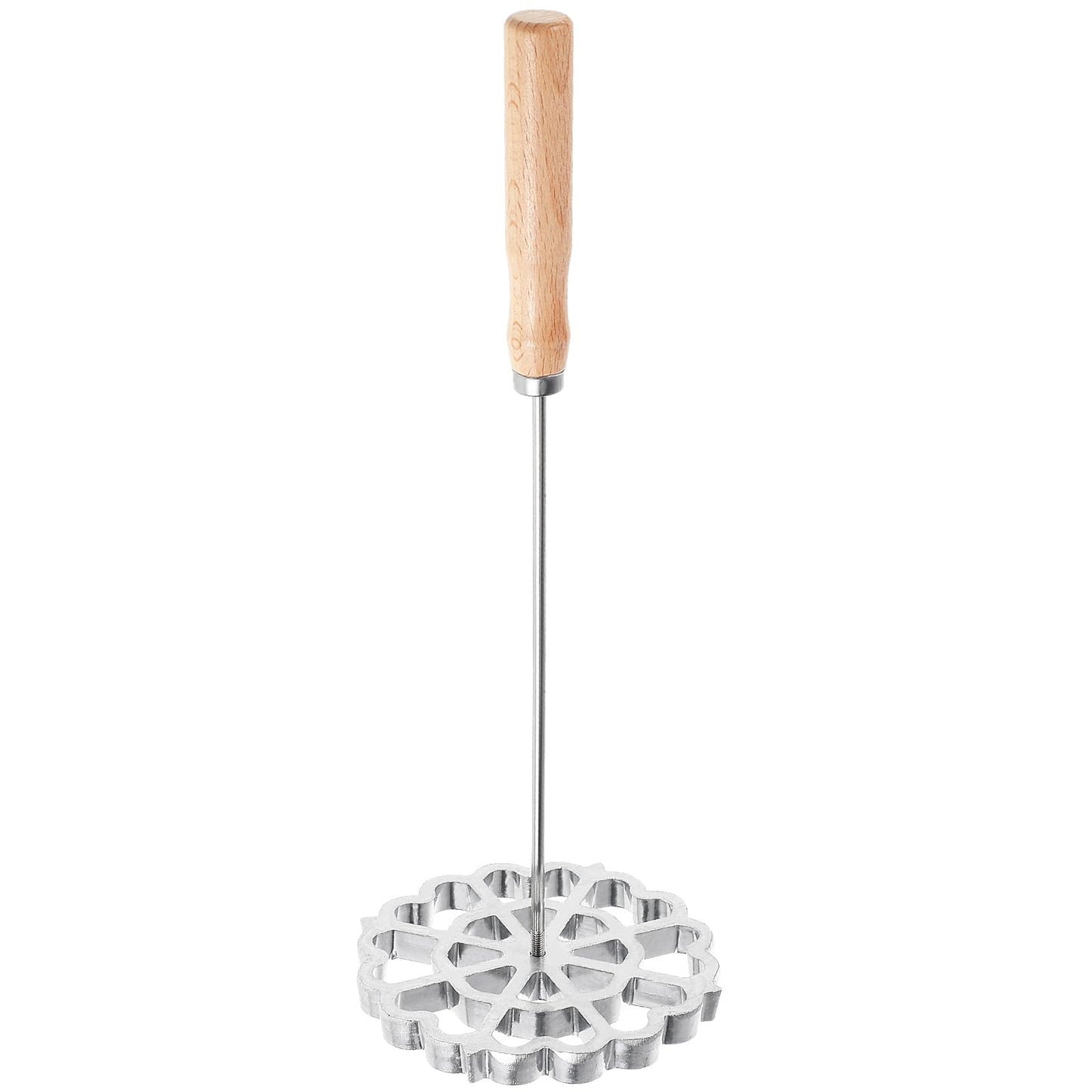 Amosfun Achappam Mold Bunuelos Mold 12.4 Inch Rosette Maker Tool Kitchen Frying Snack Flower Circle for Shaping Potato Pancakes