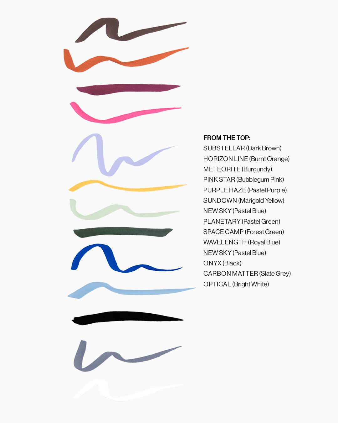 MAKE Beauty Liquid Line Waterproof Liquid Eyeliner Pen. Smudge-Proof Felt Tip for Precise Application of Lines, Wings, and Graphics. Long Lasting Eye Liner - Shade, Sundown