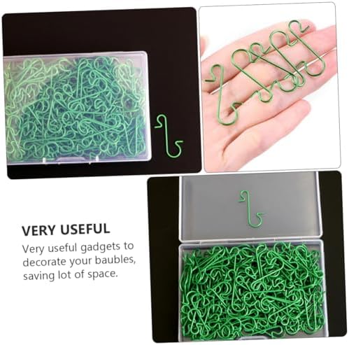 Garneck 300Pcs Flower Hooks Hanging Hooks for Christmas Tree Decorations for Ornaments Floral Arrangements Strong Plated for Parties Home Decor