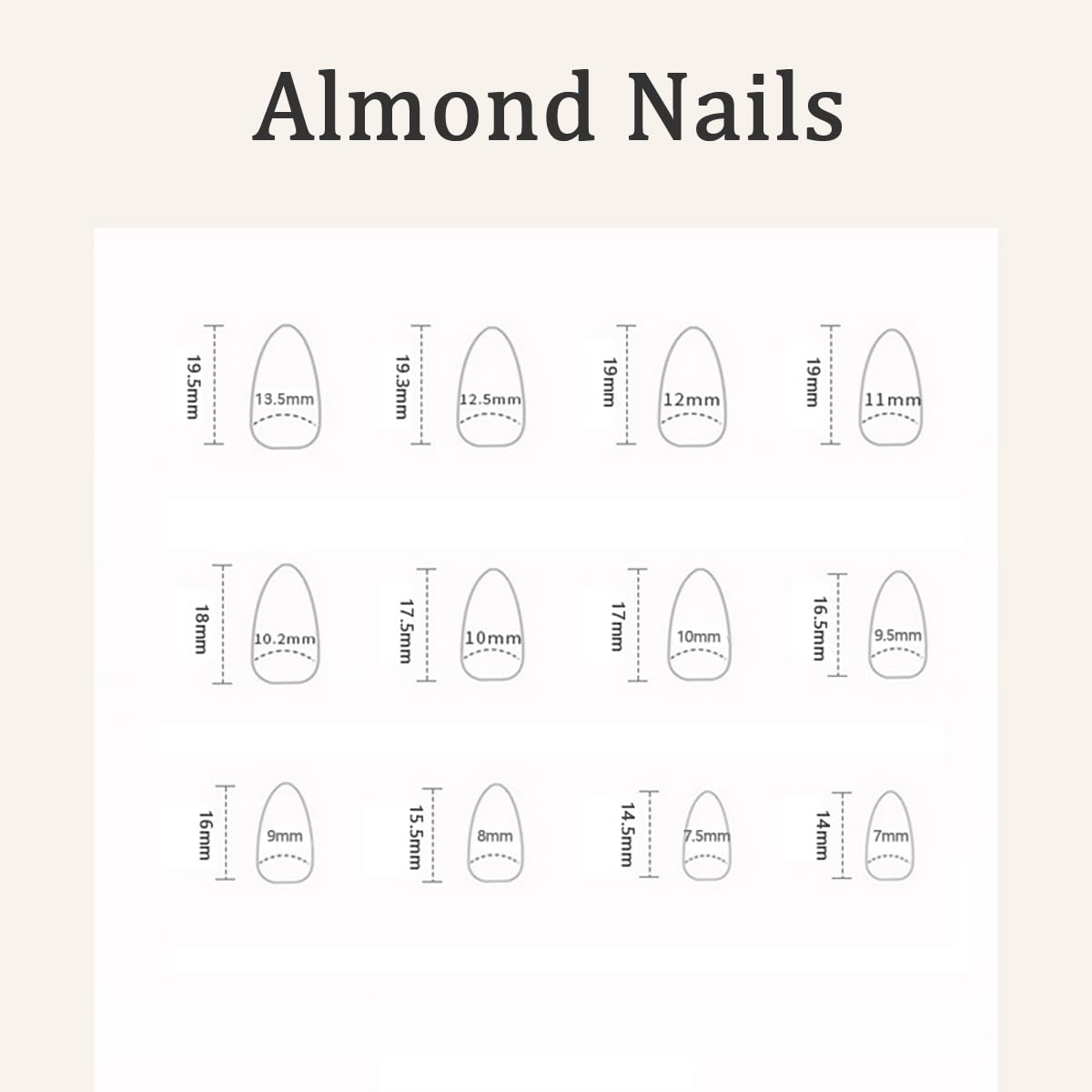 Short Polka Dot Press on Nails Almond Chrome Nails press ons French Tip Fake Nails with Designs Black Blue False Nails Glossy Full Cover Nail Tips Acrylic Artificial Stick on Nails for Women 24PCS