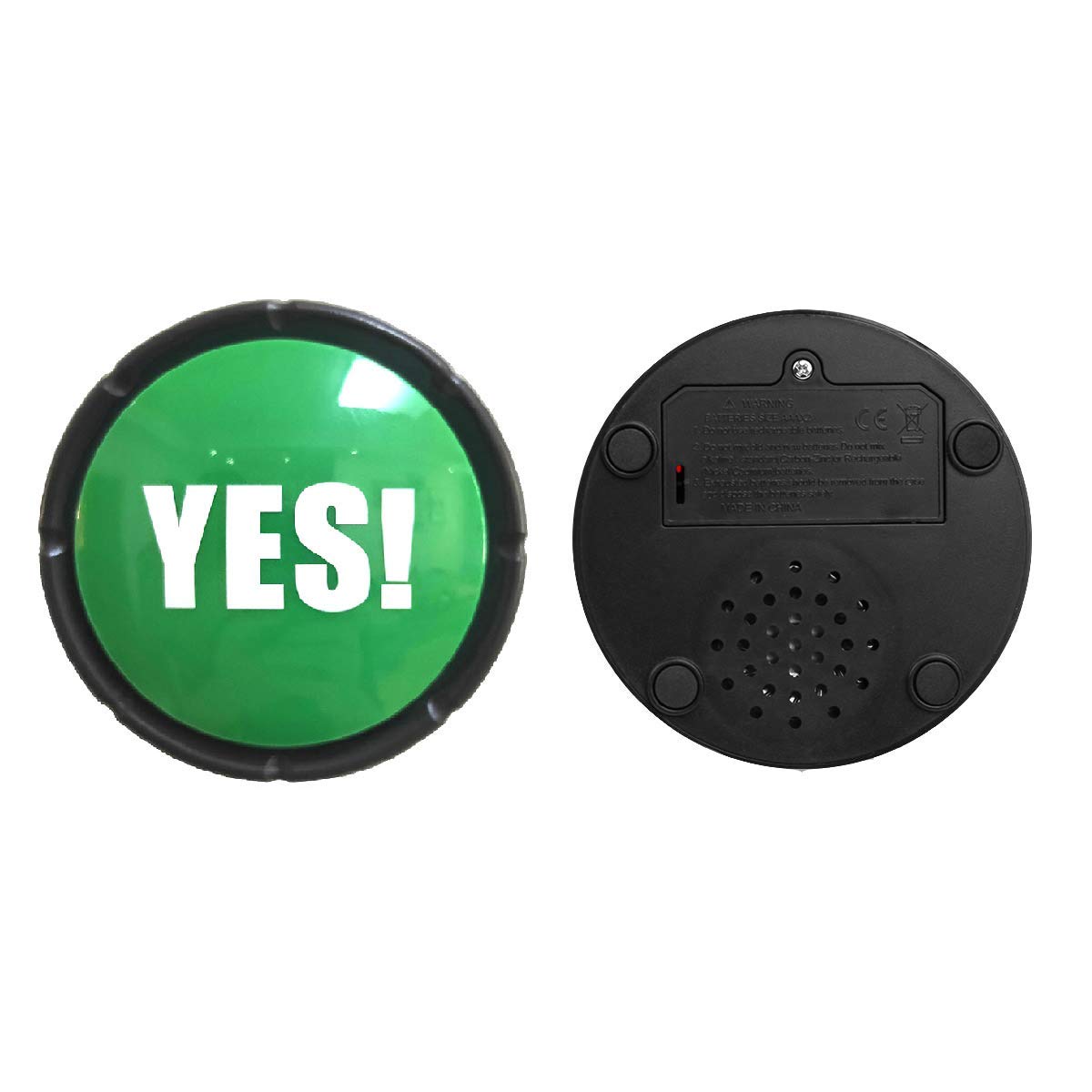 Joffreg Set of 4,The NO, YES, Sorry and Maybe Sound Buttons