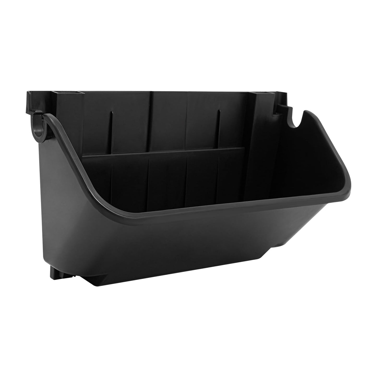 24Pack Vertical Wall Planter, 13 inch Wall Mounted Garden Planters, Stackable Wall Hanging Planter, Plastic Flower Pot with 4 Drainage Tray & 6.56FT Drainage Pipe for Indoor and Outdoor (Black)
