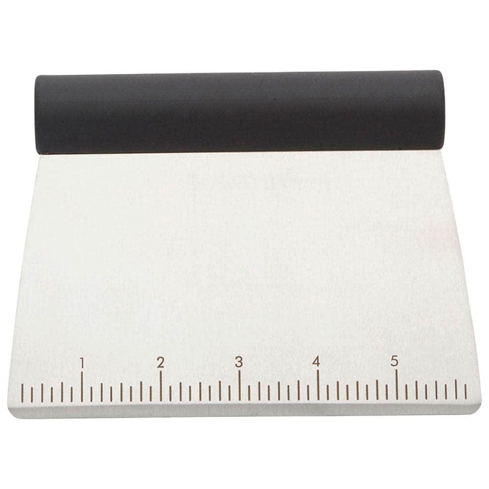 KitchenAid All Purpose Stainless Steel Dough Pastry Scraper/Chopper/Cutter with Measurement Scale, 6-Inch