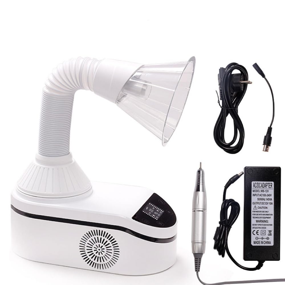 Professional 2 in 1 230W Nail Dust Collector Electric Nail Drill Machine (Vacuum Cleaner+Nail Drill Pen)