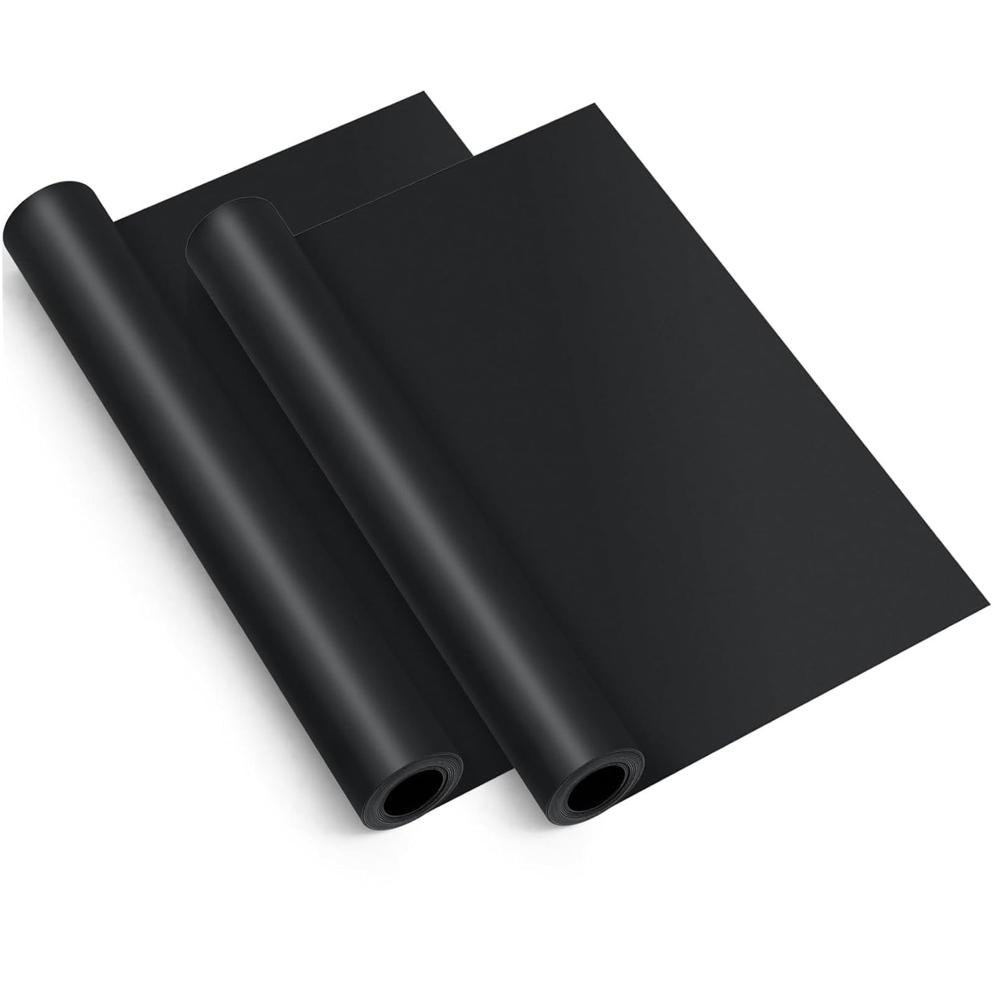 MVRPOWER 1Pcs/2Pcs Magnetic Sheets 0.98x3.28FT, 0.002FT Thick Non Adhesive Magnet Sheet for Crafts, Black