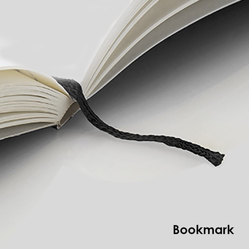 myPAPERCLIP Limited Edition A5 Plain Notebook | 192 Pages, 100 GSM, Soft Cover, A5 (5.83 × 8.27 in) | Flat Lay | Bookmark & Elastic Closure | Aubergine