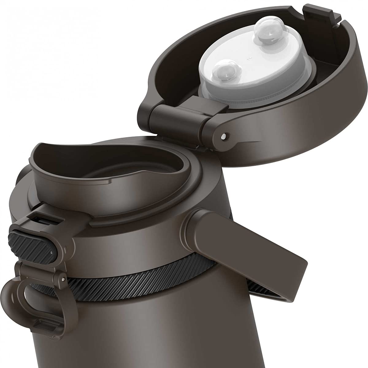THERMOS ALTA SERIES Stainless Steel Direct Drink Bottle, 16 Ounce, Espresso Black