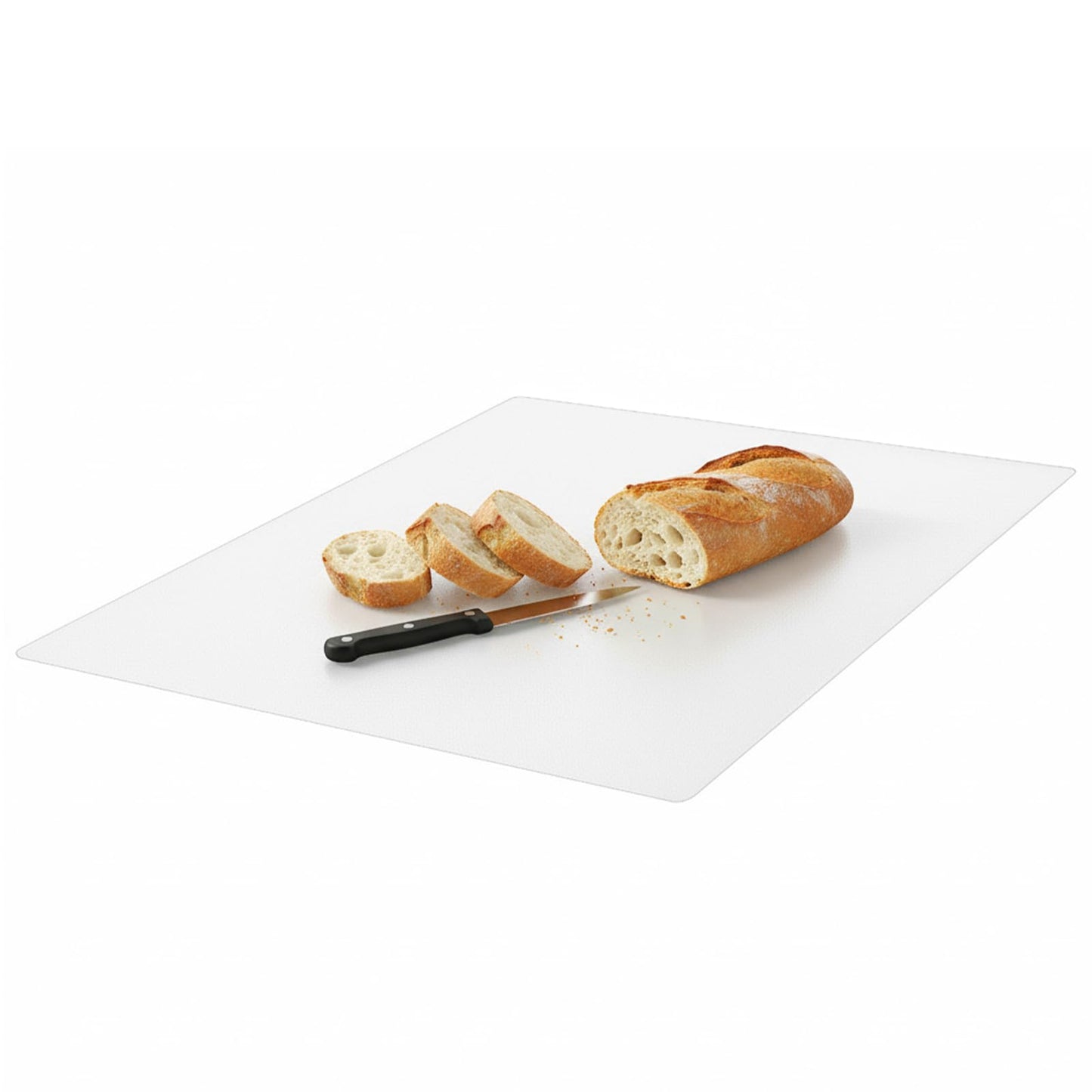 ZENFUN 30 Pc Plastic Cutting Board Mats, Flexible Clear Cutting Mats 15 x 12 In, Kitchen Cutting Board Sheets Frosted Placemats BPA-Free, Non-Porous