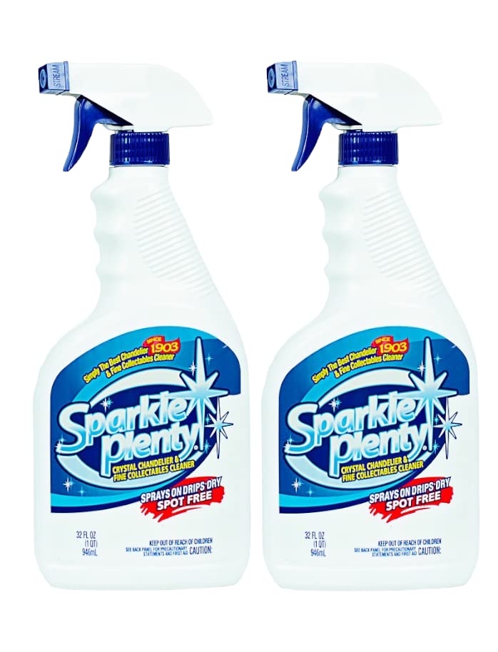 Sparkle Plenty Chandelier Cleaner Drip Dry Spray No Wipe (64 Fl Oz)