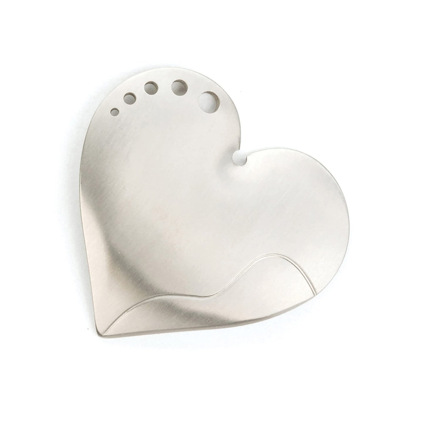 RSVP International Endurance Kitchen Collection Herb Stripper, Heart Shape, Stainless Steel