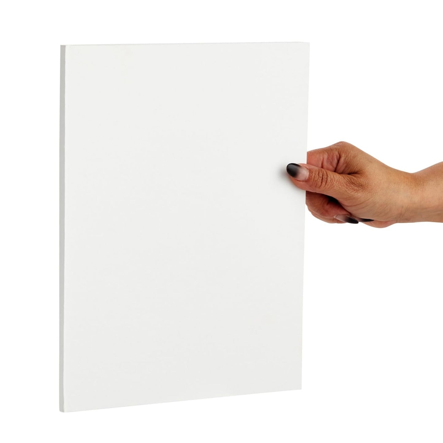 Paper Junkie Blank Books for Kids to Write Stories - 6-Pack 8.5 x 11 in White Hardcover - Unlined Sketchbooks & Writing Notebooks - Drawing Notebook & Blank Story Book