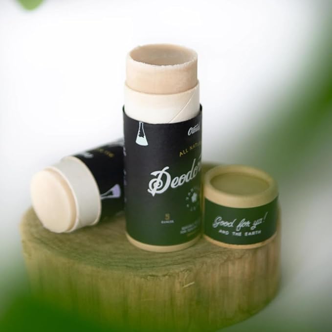 O'Douds Natural Deodorant - Aluminum Free, Paraben Free, Vegan Deodorant for Men & Women - Long-Lasting Protection & Gentle Formula for All Skin Types - Green Tea & Lemon, 3 oz.