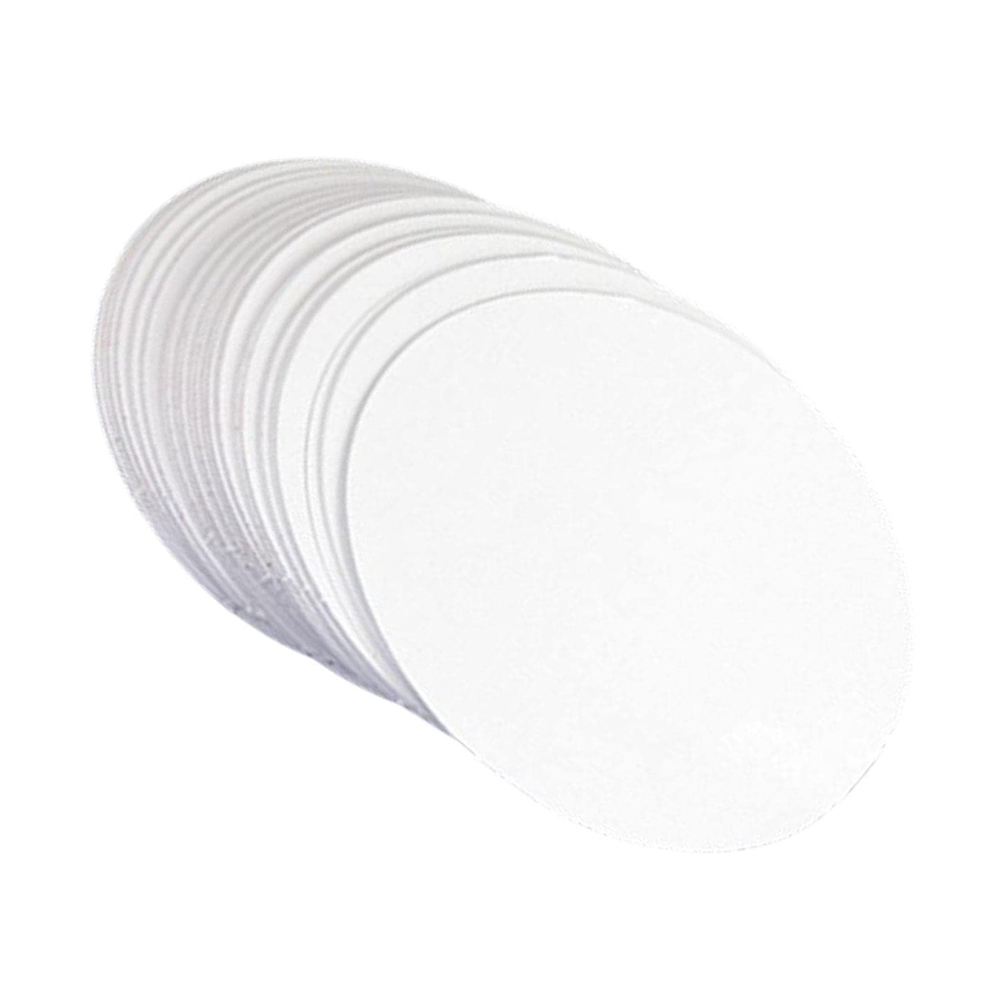 rockible 100 Pieces Button Badge Blank Paper Button Making Supplies Fitments Simple Using Lightweight Craft Making for DIY Lovers Friends Birthday, 58mm