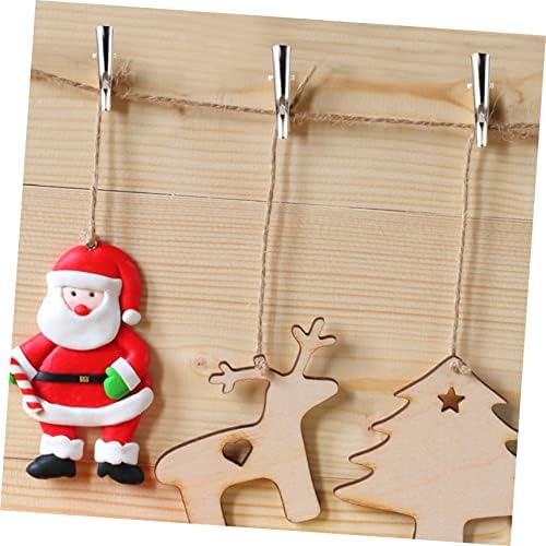 Cabilock 300pcs Christmas Flower Clips Miniature Clamps for Xmas Tree Decoration Easy to Install and Convenient for Wreaths and Holiday Floral Arrangements and