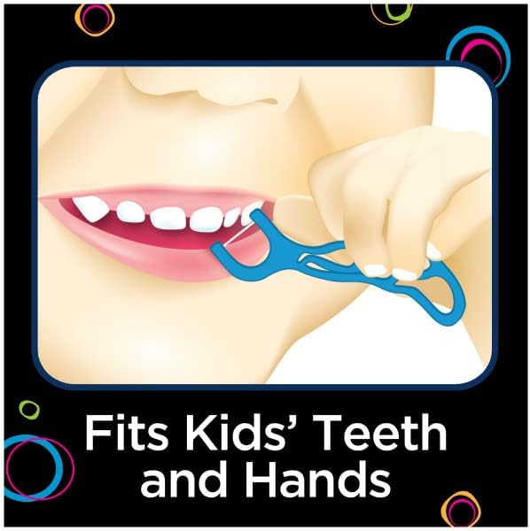 DenTek, Kids Fun Flossers, Removes Food & Plaque, 40 Count (Pack of 1)