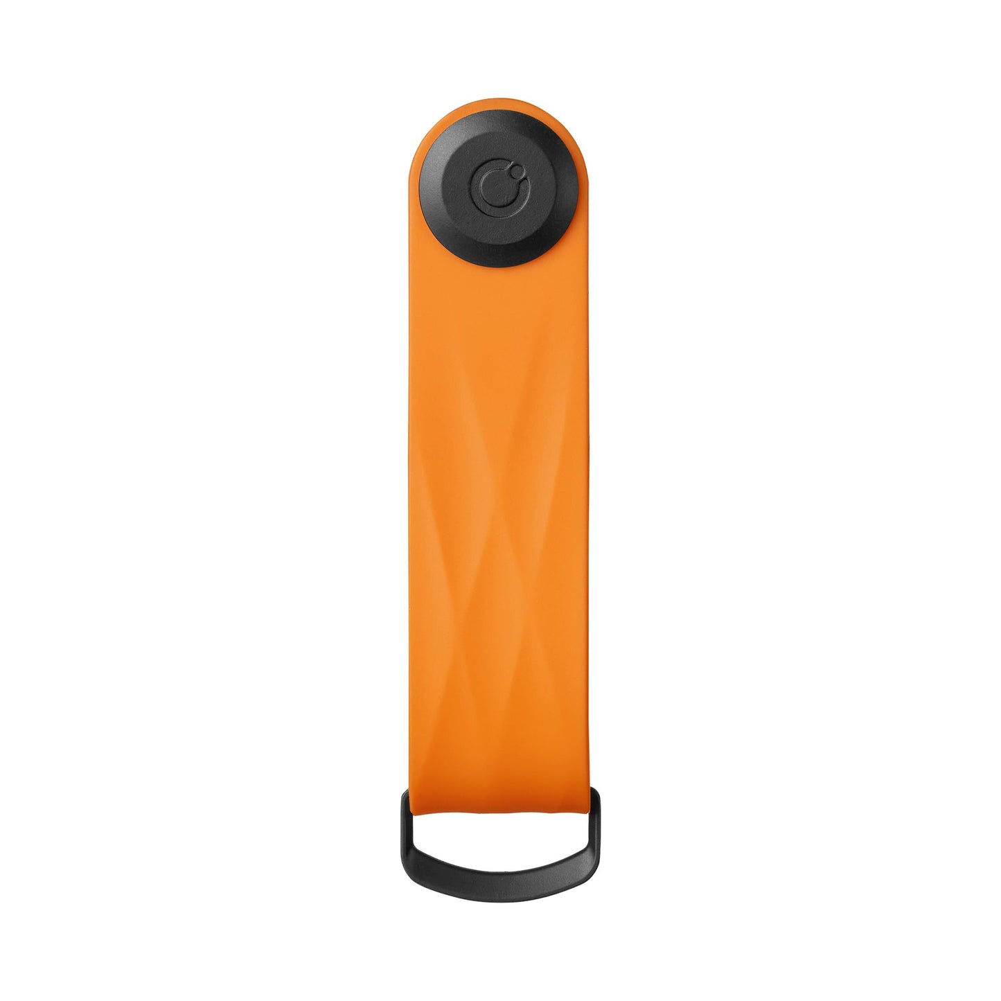 Orbitkey Active Key Organizer Lite – Durable Holder with Elastic Polymer Band, Carabiner Ring & Secure Locking Mechanism – Slim Pocket-Friendly Keychain for Everyday Carry & Travel (Tangerine)