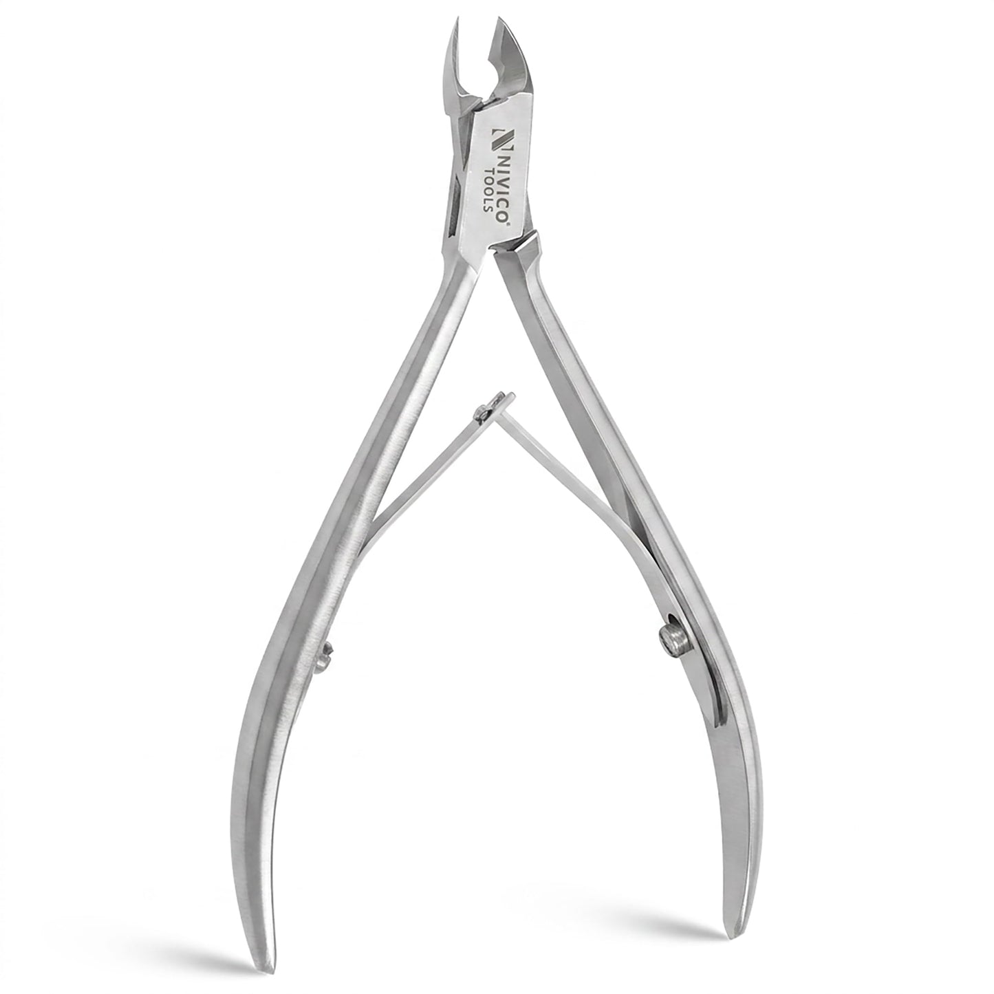 Nivico Tools Professional Cuticle Nipper – Surgical Stainless Steel Cuticle Trimmer & Hangnail Clipper – Ultra-Sharp Precision Jaw with Frictionless Double Spring for Manicure & Pedicure Care