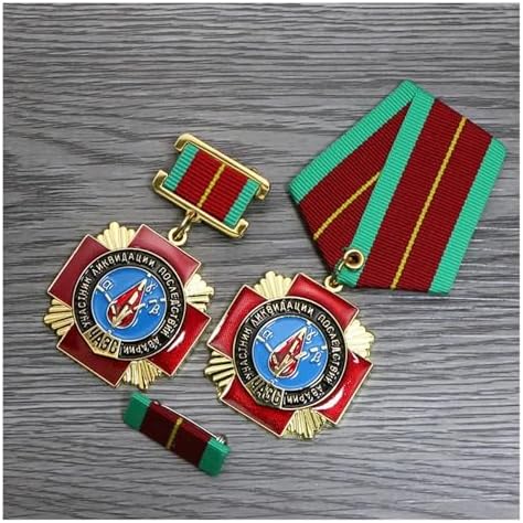 Soviet Medal Ukraine Chernobyl Nuclear Power Plant Explosion Medal Replica Badge(C)