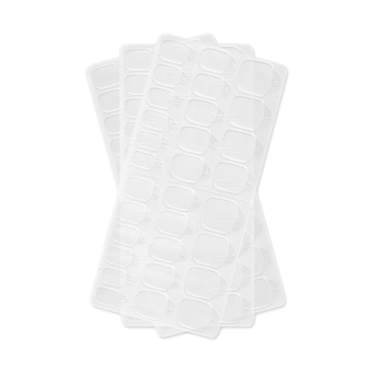 Glamnetic Press-On Nails - White Swan | Opaque Classic Off White Short Oval False Nails | 15 Sizes - 30 Nail Kit with Glue & Nail Tabs