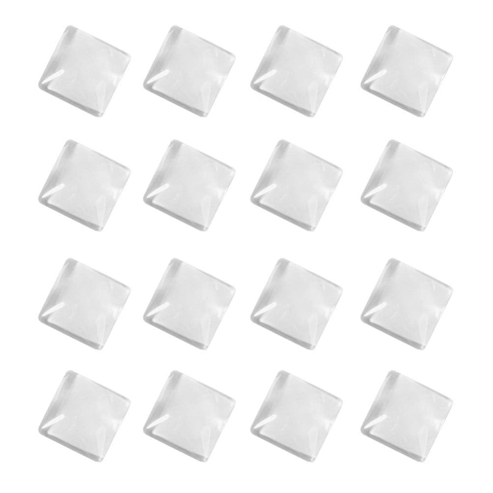 Beaupretty 100Pcs Clear Glass Nail Color Display Beads Double-Sided Nail Art Chart for Salon Manicure Tool Easy Color Selection