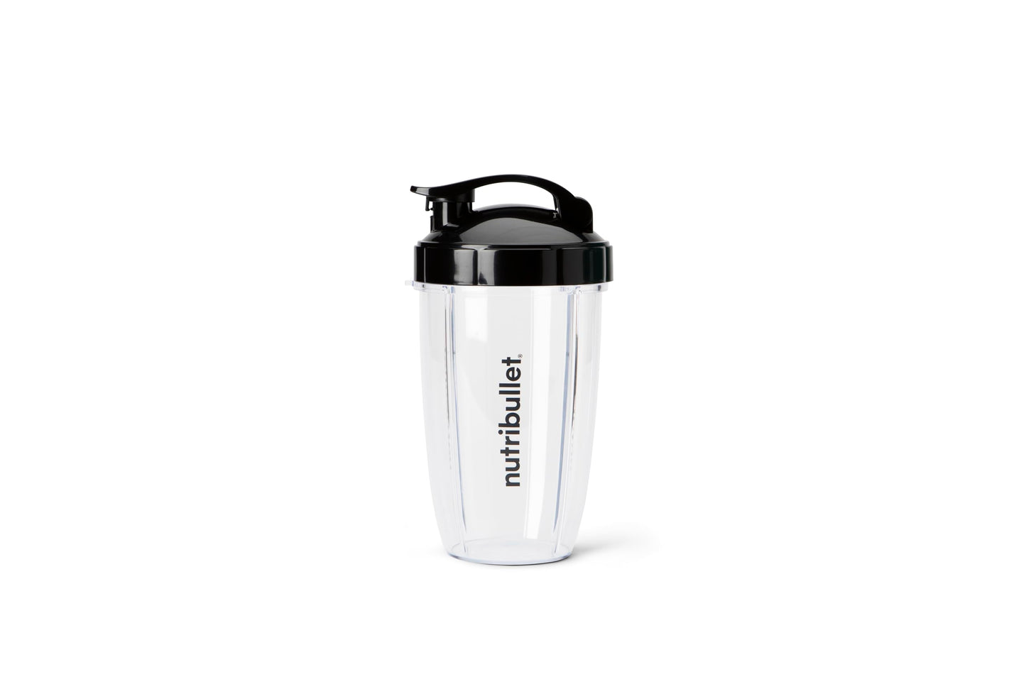nutribullet 24 oz To-Go Cups and colored flip-top lids (Black/Green)