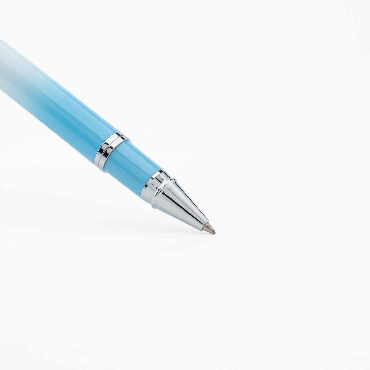 Monteverde USA Innova Ombre Fusion Bliss (Gold/Blue/White Gradient Finish) Rollerball Pen - Refillable, Gift Case, Luxury Pen