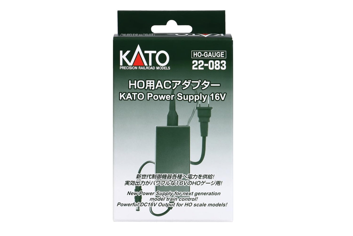 Kato HO Gauge HO AC Adapter for 22 – 083 Railway Model Supplies