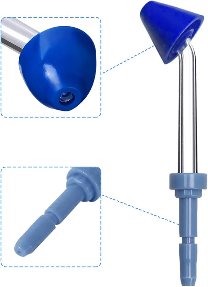 Nose Washing Compatible with Waterpik Oral irrigator WP-100 WP-450 WP-250 WP-300 WP-660 WP-900 (6-Pack)