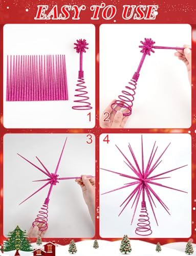 Christmas Tree Topper - 3D Burst Tree Topper Decoration