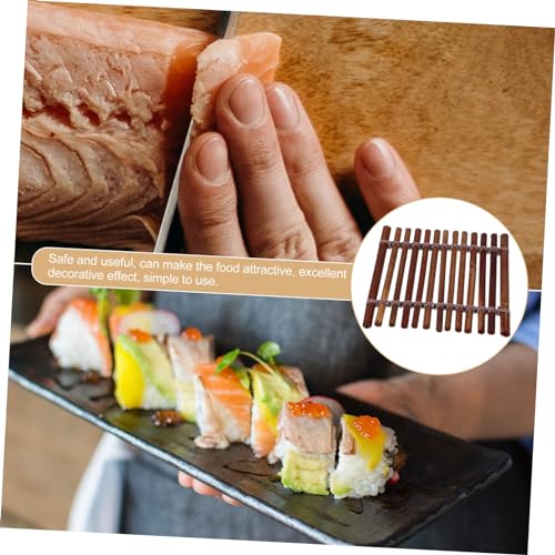 Healifty Japanese Sashimi Plate Decoration Bamboo Sushi Serving Tray Elegant Design for Food Photography and Appetizer Presentation