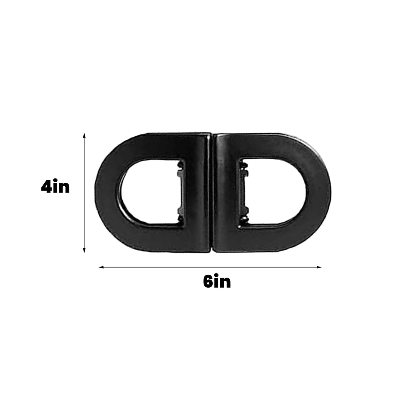 Magnetic Hair Clips, Strong Hold Magnetic Styling Clips, No-Slip Flat Magnetics Styling Clips, No-Crease Sectioning Hair Accessories for Thin & Thick Hair (4PCS)
