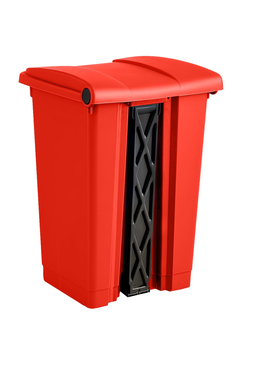 Zedfire [Red] Step-On 12-Gallon Trash Can - Compatible with Biohazard Waste Bags, Ideal for Medical/Lab/Hospital Use (12 Gallon)